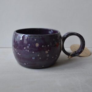 Filiżanka Fioletowa nakrapiana